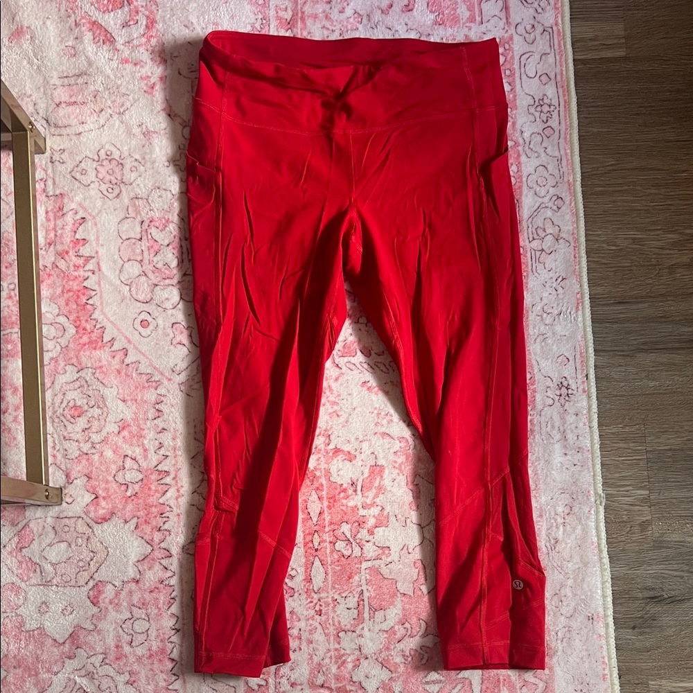 lululemon athletica Red Leggings